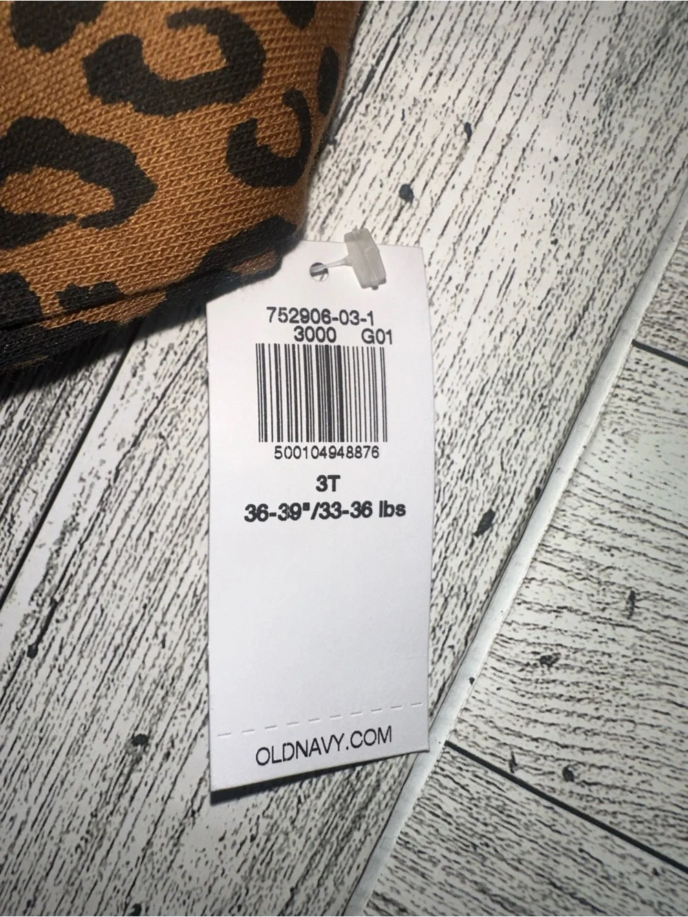 Old Navy Kids Brown Leopard-Print Hooded Jacket size 3T